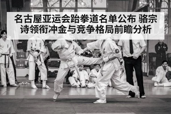 名古屋亚运会跆拳道名单公布 骆宗诗领衔冲金与竞争格局前瞻分析